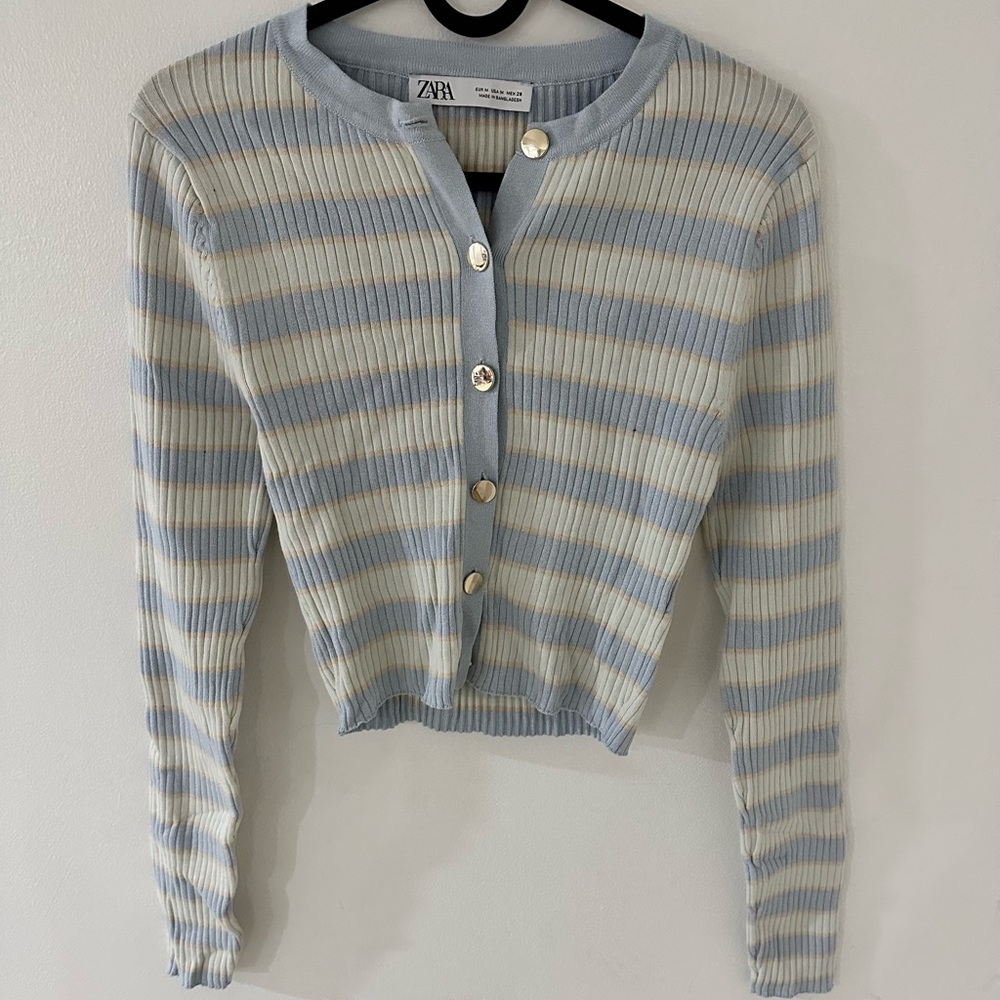 Zara cardigan crop